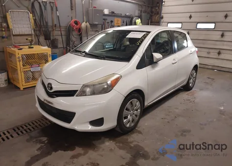 2012 Toyota Yaris L z USA, uszkodzony, nr VIN JTDKTUD37CD533827